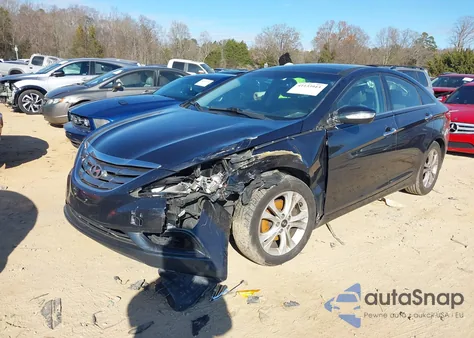 2013 Hyundai Sonata Limited из США, поврежденный, VIN 5NPEC4AC0DH675210